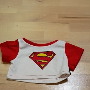 EUC Build-A-Bear Workshop DC Comics Superman Shirt BABW